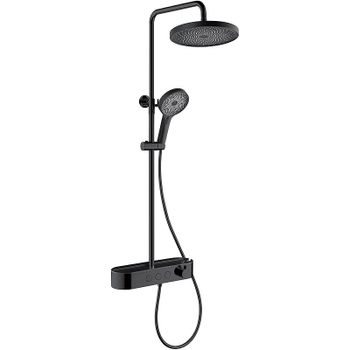 Душевая система AQUAme AQM8009B Черная — фото 1, Душевые стойки