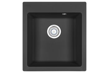 Granula-4651, ТУРМАЛИН, кухонная мойка, кварц — фото 1, Кухонные мойки