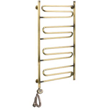 Электрический полотенцесушитель Domoterm Офелия П12 500x950 АБР EL Античная бронза — фото 1, Электрические полотенцесушители