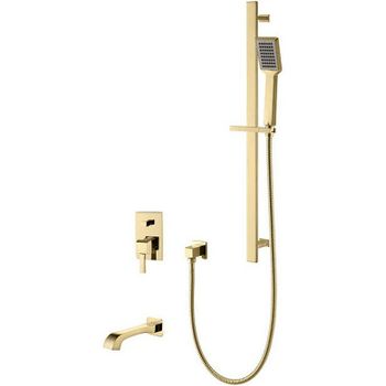 Смеситель для ванны Caprigo Diamante 50-210-oro Золото — фото 1, Смеситель для ванны