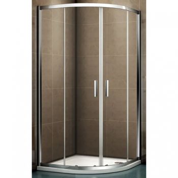 Душевой уголок Riho Hamar 2.0 R309 80x80 G007001120 (GR12200) профиль Хром стекло прозрачное — фото 1, Душевые уголки четверть круга