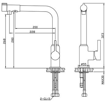 Товар: Смеситель для биде Remer Kiss K23 Хром - фото 3 Смеситель для биде Remer Kiss K23 Хром — фото 3, Смесители для биде