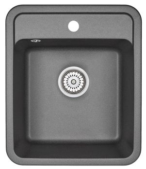 Товар: Granula-4202, ЧЁРНЫЙ, кухонная мойка, СтандАРТ кварц - фото 1 Granula-4202, ЧЁРНЫЙ, кухонная мойка, СтандАРТ кварц — фото 1, Кухонные мойки