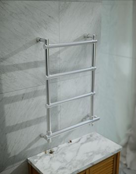 Электрический полотенцесушитель Margaroli Sole 542-4 BOX 5423704CRNB Хром — фото 2, Электрические полотенцесушители