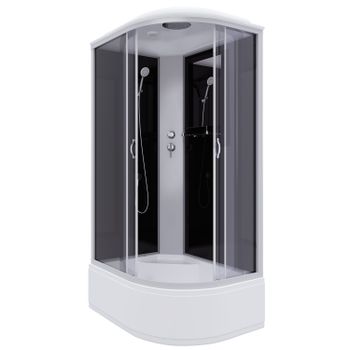 Душевая кабина Niagara Classic NG-2510-14L (120х80х215) высокий поддон(40см),стекло тонированное,4 м — фото 2, Душевые кабины