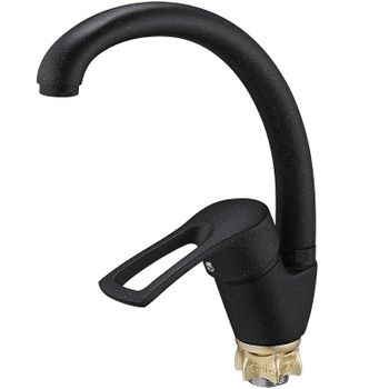 Смеситель для кухни G-Lauf 8G4-A181KB Черный — фото 1, Смесители для кухни