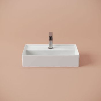 Раковина Artceram Scalino 50 SCL006 01 00 Белая — фото 4, Раковины накладные