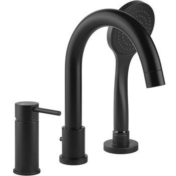 Смеситель на борт ванны Gessi Emporio Via tortona 18637#299 Черный матовый — фото 1, Смесители на борт ванны