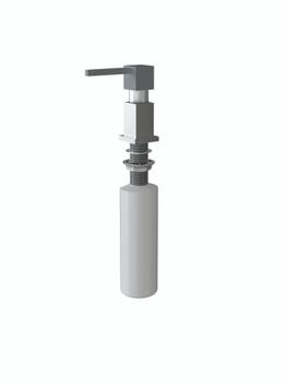 Florentina Диспенсер КВАДРО FL, цвет Серый шелк (QUADRO FL, Grey Silk) — фото 1, Дозаторы