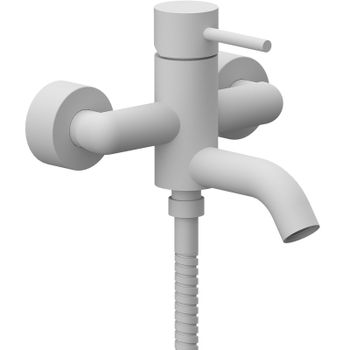 Смеситель для ванны Remer X-Style X05BO Белый матовый — фото 1, Смеситель для ванны