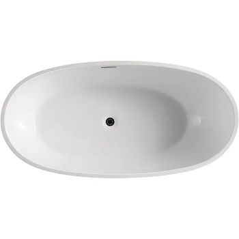 Акриловая ванна Azario Leeds 170x85 LEE17085 без гидромассажа — фото 1, Акриловые ванны