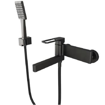 Смеситель для ванны Iddis Slide SLIGM00i02 Графит — фото 1, Смеситель для ванны