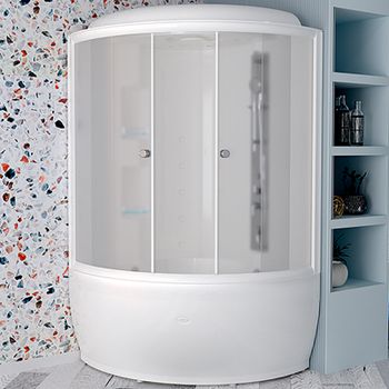 Душевой бокс Radomir Лаура 128x128 1-04-1-0-0-0821 без гидромассажа — фото 1, Душевые боксы