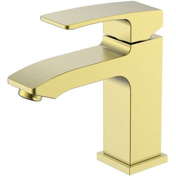 Смеситель для раковины Raglo R01.10.03 Золото матовое — фото 1, Смесители для раковины