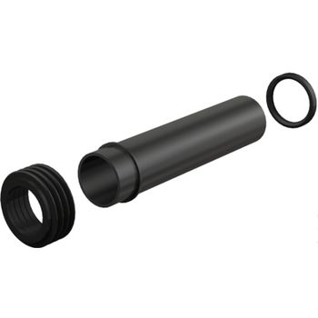 Впускной патрубок для унитаза Alcaplast M901 Черный — фото 1, Комплектующие для туалета