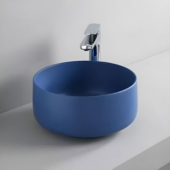 Раковина-чаша Artceram Cognac 42 COL001 16 00 Blu zaffiro — фото 3, Раковины накладные