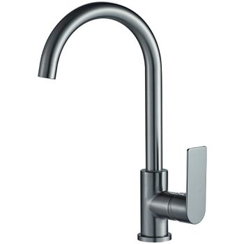 Смеситель для кухни Haiba HB70505-3 Оружейная сталь — фото 1, Смесители для кухни