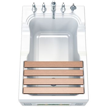 Акриловая ванна Radomir Тахарат 120х80 1-01-0-0-1-166 Белая — фото 1, Акриловые ванны