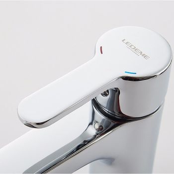 Смеситель для раковины Ledeme H03 1003L Хром — фото 11, Смесители для раковины