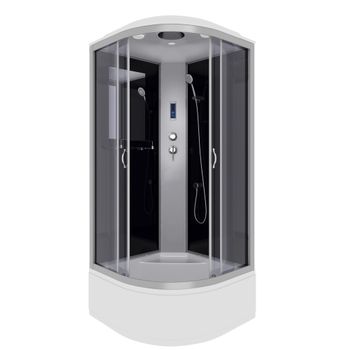 Душевая кабина Niagara Classic NG-2509-14P (100х100х215) высокий поддон(40см),стекло тонированное,4  — фото 1, Душевые кабины