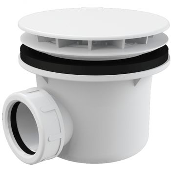 Сифон для душевого поддона Alcaplast A49B Белый — фото 1, Сифоны для поддонов