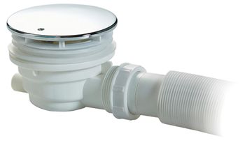 Сифон для душевых поддонов с гидрозатвором универсальный CEZARES CZR-01-90 — фото 1, Комплектующие для поддонов