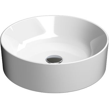 Раковина-чаша GSI Kube X 45 942711 Белая — фото 1, Раковины накладные