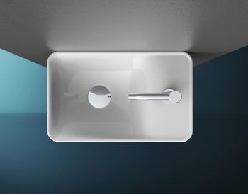 Раковина Artceram Savon 45 LML003 01 00 Белая — фото 2, Мини-раковины