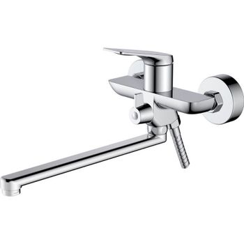 Смеситель для ванны Haiba HB22816 универсальный Хром — фото 1, Смеситель для ванны