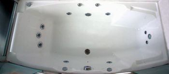 Душевой бокс Radomir Элис 2 168x85 L 1-04-1-1-5-0960 с баней профиль Белый стекло прозрачное — фото 5, Душевые боксы