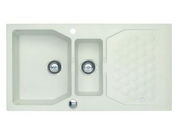 Мойка для кухни SENSUAL 60 GRANITAL+ TWILIGHT-G05M 900x610x200;1+1/2 с сифоном 1104729, — фото 1, Кухонные мойки