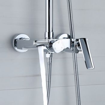 Душевая система Bond B02-9400 Хром — фото 3, Душевые стойки