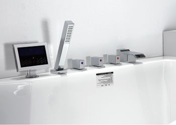 Акриловая ванна Gemy 171х86 G9066 II K R с гидромассажем — фото 2, Акриловые ванны