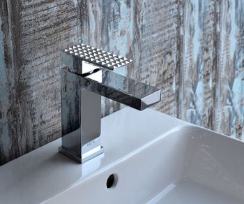 Смеситель для раковины Bronze de Luxe Grani A980 Хром — фото 4, Смесители для раковины