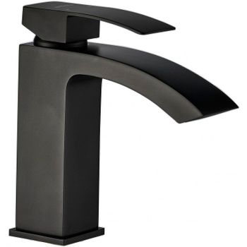 Смеситель для раковины ALMAes Luara TVZ-0902 Черный матовый — фото 1, Смесители для раковины