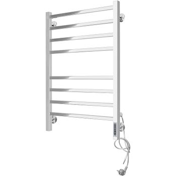 Электрический полотенцесушитель Domoterm Квадро П8 500x800 EK R Хром — фото 4, Электрические полотенцесушители