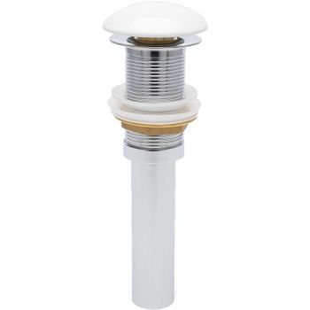 Донный клапан AQUAme AQM7002-0W click-clack Белый — фото 1, Донные клапаны