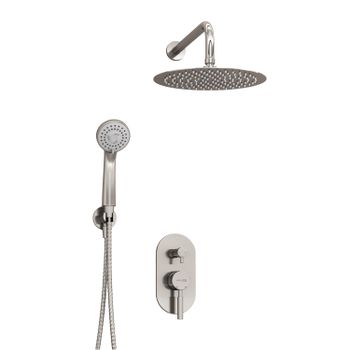 A16421 Встраиваемый комплект для душа с верхней душевой насадкой и лейкой — фото 3, Встраиваемые душевые комплекты