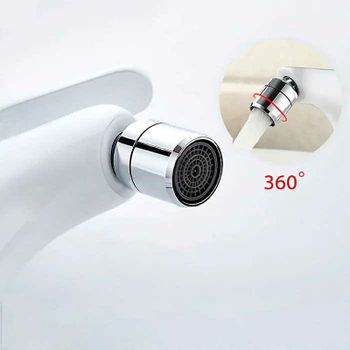 Смеситель для биде Ledeme H03W 5003-WL Белый Хром — фото 6, Смесители для биде