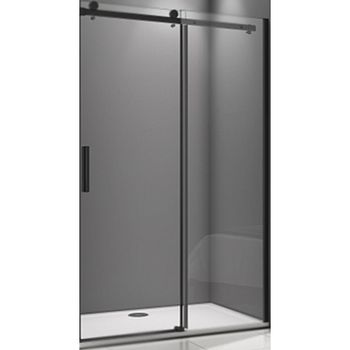 Душевая дверь в нишу Good Door Galaxy WTW-150-C-B 150 профиль Черный стекло прозрачное — фото 2, Раздвижные душевые двери
