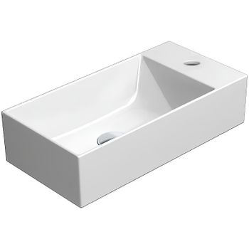 Раковина GSI Kube X 50 9486111 Белая — фото 1, Мини-раковины