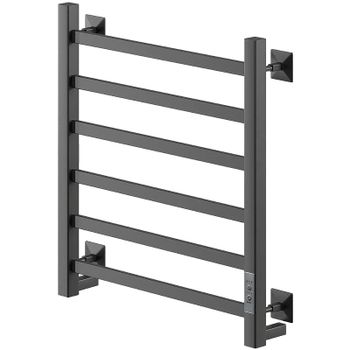 Электрический полотенцесушитель Comfysan Roma-K EC-6 60x40 016517 Черный матовый — фото 1, Электрические полотенцесушители