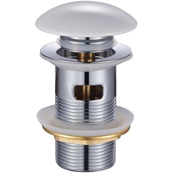 Донный клапан Bond BV0205 click-clack Белый — фото 1, Донные клапаны