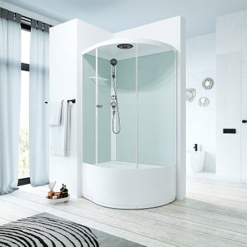 Душевая кабина Melodia della vita Classica 120x80 L MB01014 без гидромассажа — фото 5, Душевые кабины