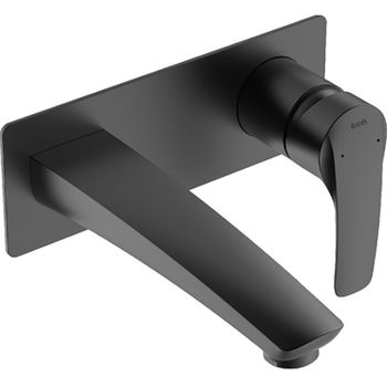 Смеситель для раковины Iddis RAYBL00i65 Черный матовый — фото 1, Смесители для раковины