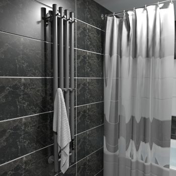 Электрический полотенцесушитель Маргроид Inaro 1200x210 Inaro-12018-1049-7024R правый Графитовый сер — фото 6, Электрические полотенцесушители