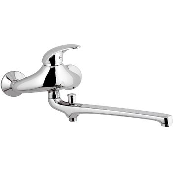 Смеситель для ванны Remer Ten T46 универсальный Хром — фото 1, Смеситель для ванны