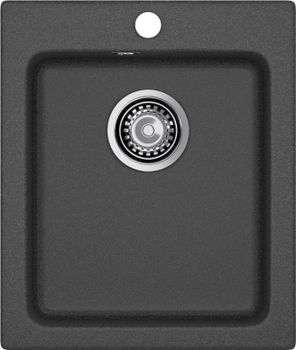 GRANFEST Мойка PRACTIK 505 1-чаша 505*427мм графит арт.GF- — фото 2, Кухонные мойки