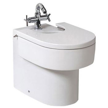 Биде Roca Happening 357564000 Белое — фото 1, Биде напольные