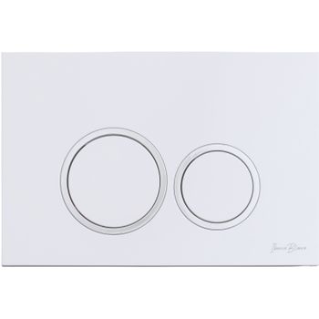 Клавиша смыва Iberica Blanca Esti-O IB.B082.001.000 Белая глянцевая — фото 1, Кнопки смыва